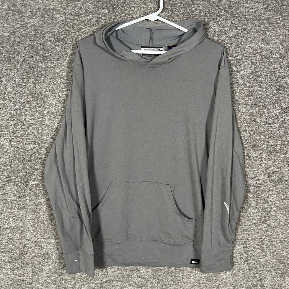 GORUCK Hoodie Mens Medium Gray Tough Rucking Pullover Lightweight‎ USA